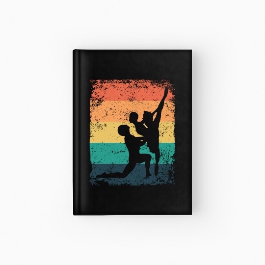 Ballet Dance Couple Vintage Ballerina Hardcover Journal