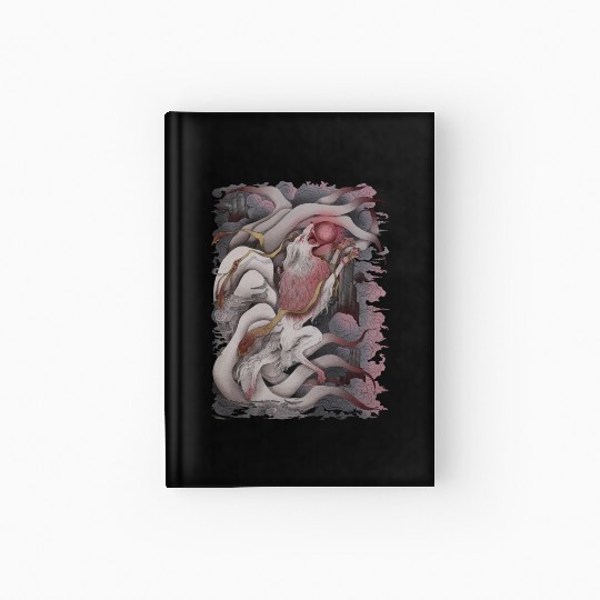 Kitsune Blood Moon Hardcover Journal