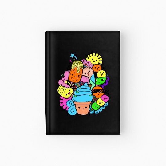 Multi Colorful Sweet Gang Hardcover Journal