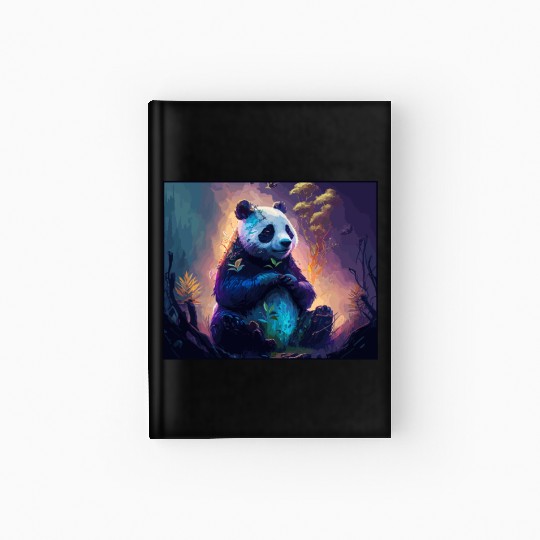 Panda Bear Friend Ailuropoda Melanoleuca Lover Hardcover Journal