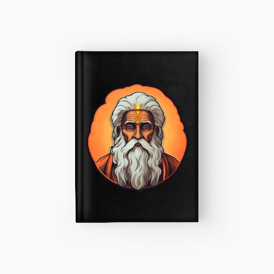 Guru Spiritual Buddhism Hardcover Journal