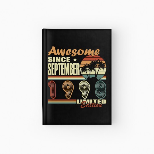 september 1998 Anniversary september 1998 septembe Hardcover Journal
