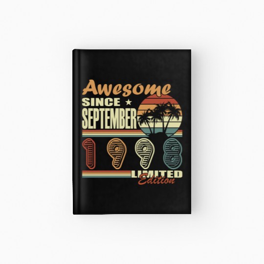 september 1998 Anniversary september 1998 septembe Hardcover Journal