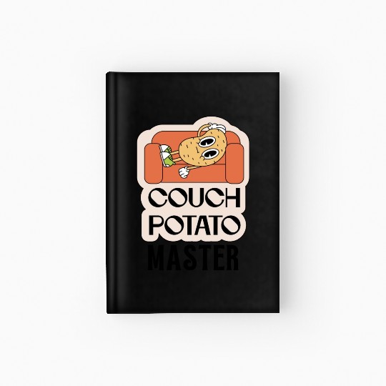 Couch Potato Master... Humor Hardcover Journal
