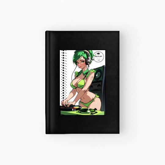 Sexy DJ Pin Up 009 Hardcover Journal