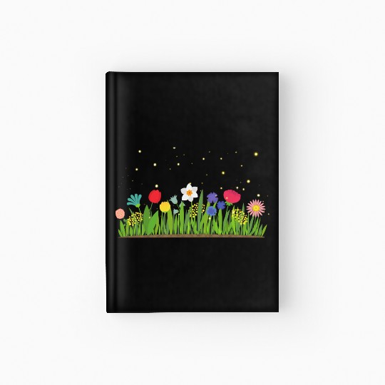 Garden of Firefly Hardcover Journal