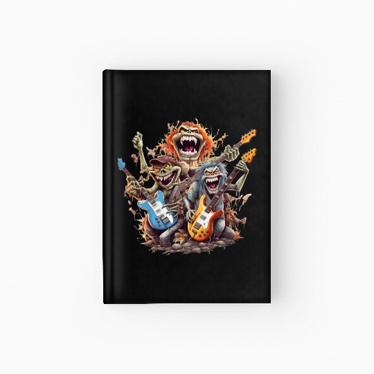 Monsters of Rock and Roll for Music enthusiasts Hardcover Journal