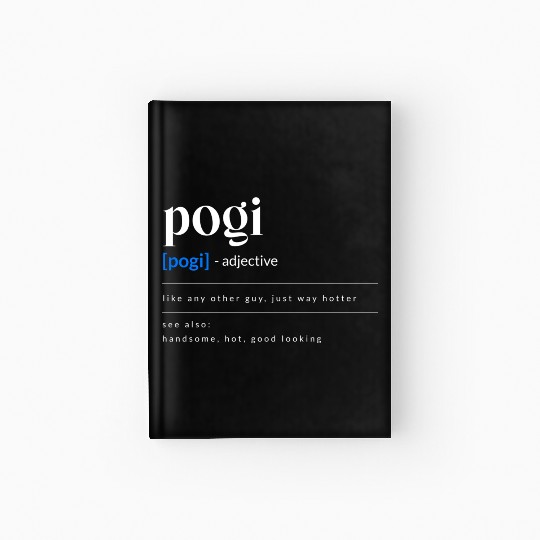 Pogi Design for Proud Pinoys Hardcover Journal