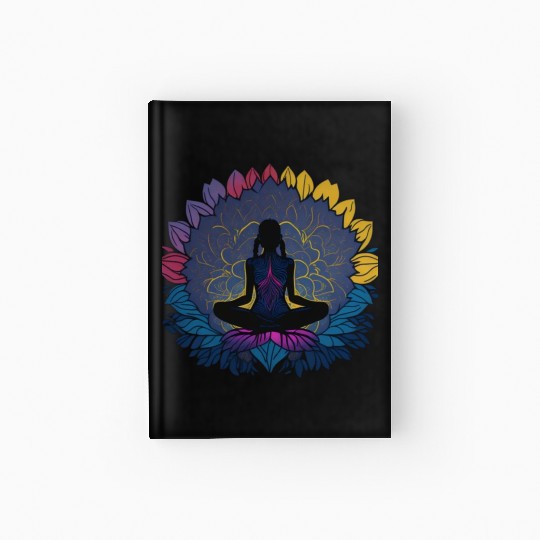 Serene Lotus Meditation Hardcover Journal