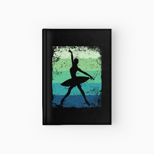 Ballet Dancer Vintage Woman Ballerina Hardcover Journal