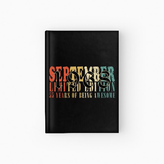 september 1968 Anniversary september 1968 septembe Hardcover Journal