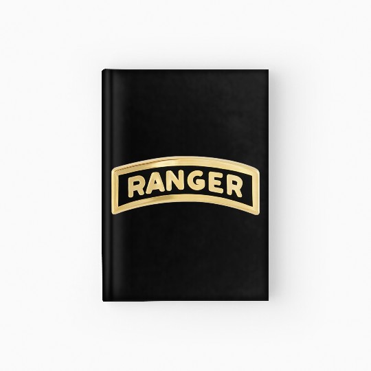 us army ranger tab enameled Hardcover Journal
