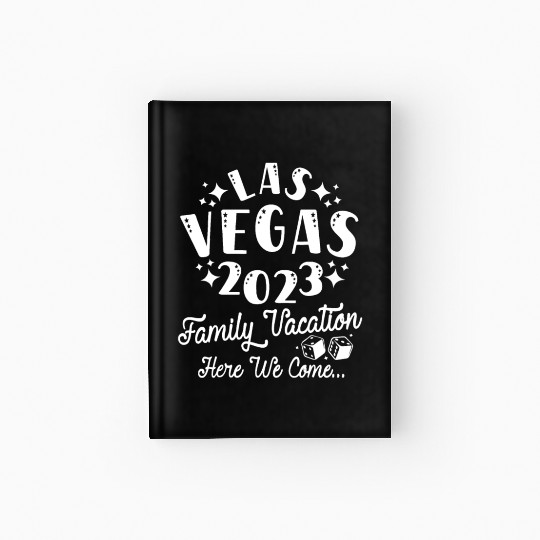 Family Vacation Las Vegas 2023 Matching Family Hardcover Journal