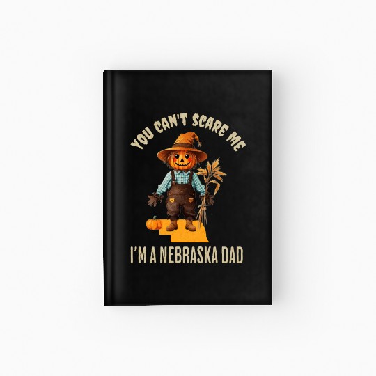 I’m a Nebraska Dad Halloween Fall Autumn Hardcover Journal
