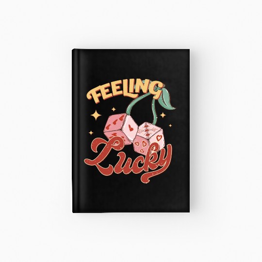 Feeling Lucky Tic Tac Toe Love Game Valentine Gift Hardcover Journal