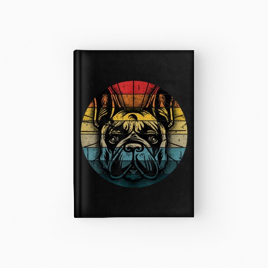 French Bulldog Gift Frenchie Dog Lover Dogfather Hardcover Journal