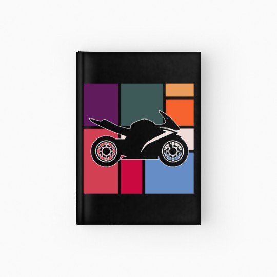 Vintage Motorcycle Racer – Retro Speed Ride Hardcover Journal