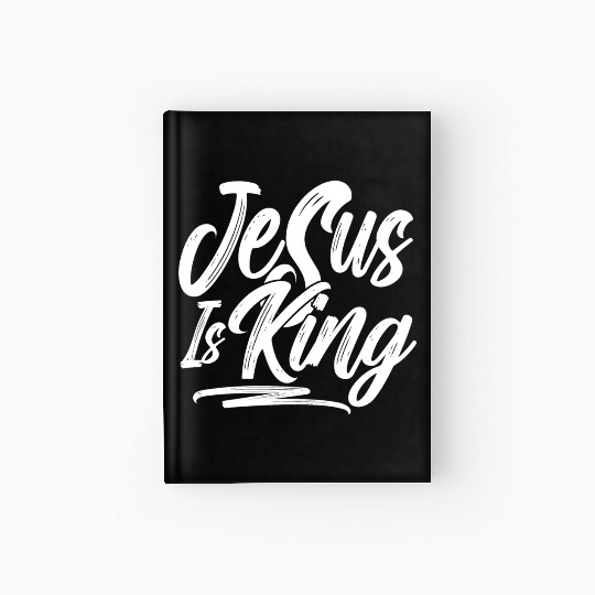 Jesus Is King Love Jesus Christian Christmas Hardcover Journal