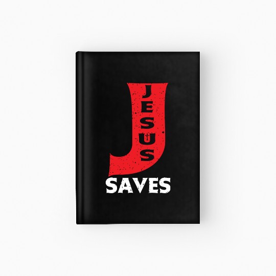 Jesus Saves Love Jesus Christian Christmas Hardcover Journal