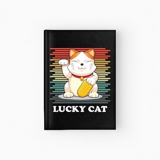 Lucky Cat - Maneki Neko Hardcover Journal