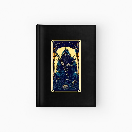 Dark Tarot Card Hardcover Journal: Mystical Astrology