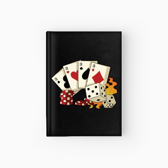 Poker Ace Texas Hold'em Hardcover Journal