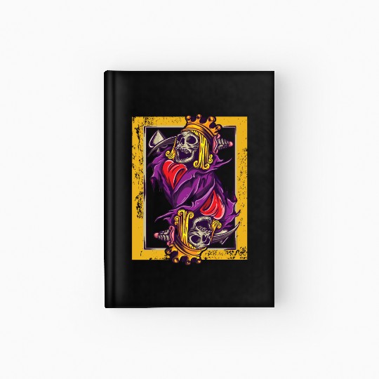 Spades King Poker Ace Texas Hold'em Hardcover Journal