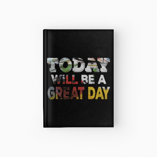 Today Will Be A Great Day Ladybug Inspirational Hardcover Journal