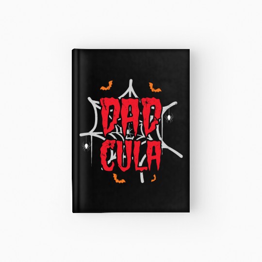 Spider Bat Vampire For Dad Lazy Creepy Halloween Hardcover Journal