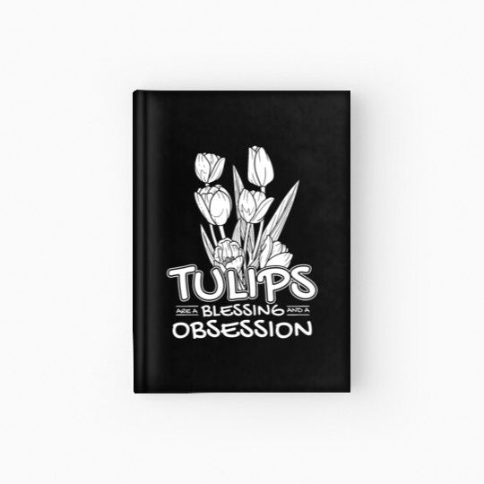 Tulip Gardening Tulips Hardcover Journal