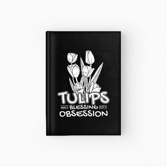 Tulip Gardening Tulips Hardcover Journal