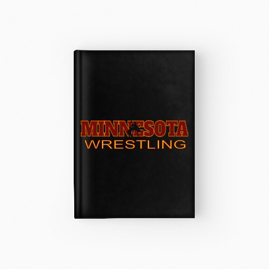 Minnesota Wrestling Freestyle Wrestler State Pride Hardcover Journal
