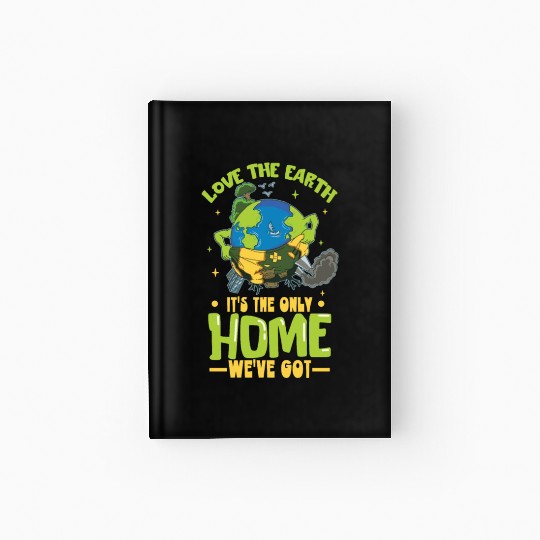 Climate Change Environmental Earth Day Planet Hardcover Journal
