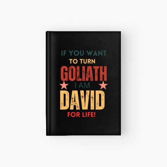 David For Life Faith Over Fear Stories Hardcover Journal