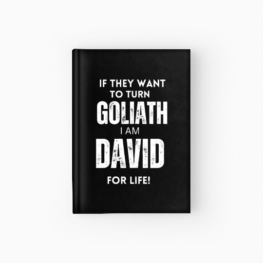 David For Life Faith Over Fear Stories Hardcover Journal