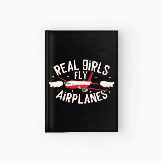 Pilot Aviation Airplane Airline Future Pilots Hardcover Journal