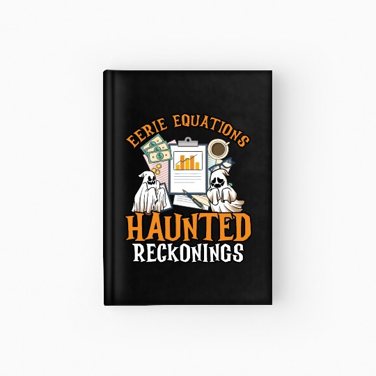 Eerie Equations Haunted Reckonings Halloween Hardcover Journal