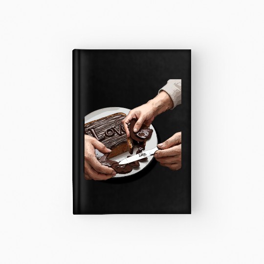 spread love design Hardcover Journal