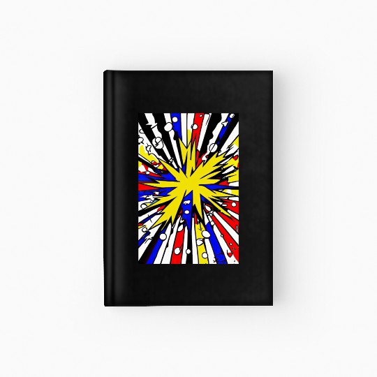 Explosion Art - Comic Book Style Hardcover Journal