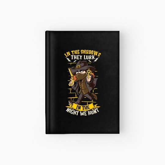 Vampire Hunter Undead Slayer Stake and Cross Hardcover Journal