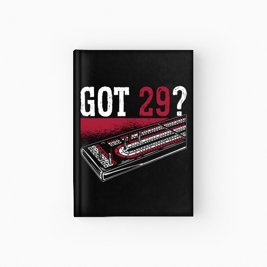 Cribbage Got 29 Crib Loves Board Game Tournament Hardcover Journal