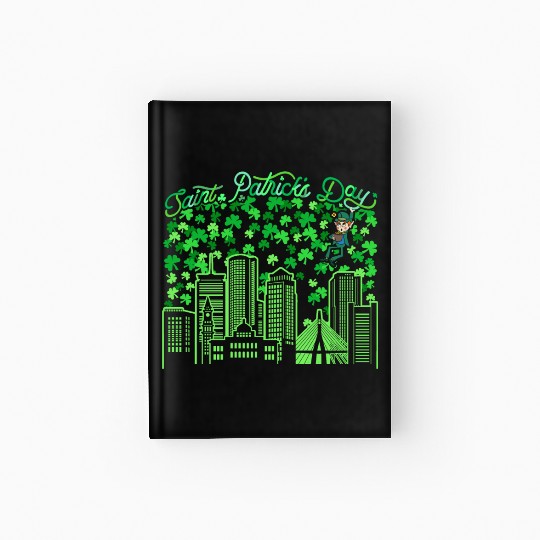 Saint Patrick's Day Boston Massachusetts Hardcover Journal