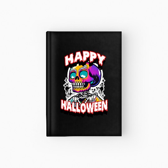 Graffiti Skulls: Happy Halloween Spooktacular Hardcover Journal