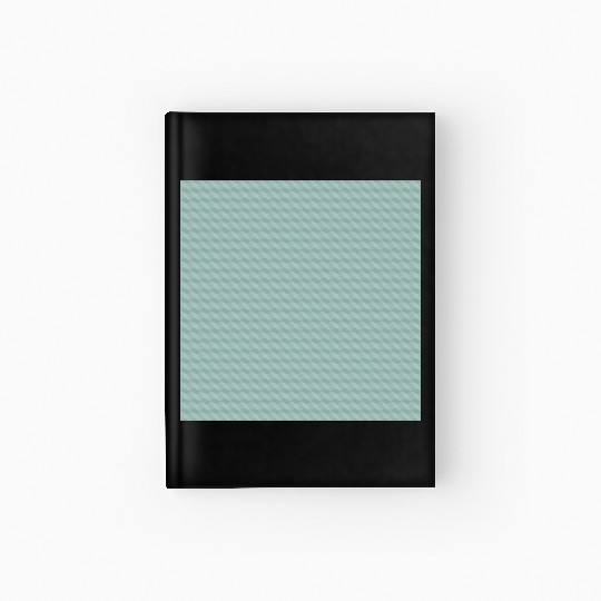 Teal Minimal Texture Hardcover Journal
