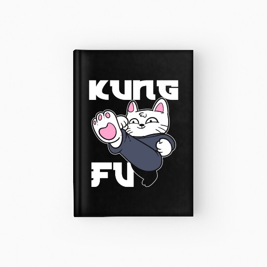 Kung Fu Cat Cat Mom Hardcover Journal