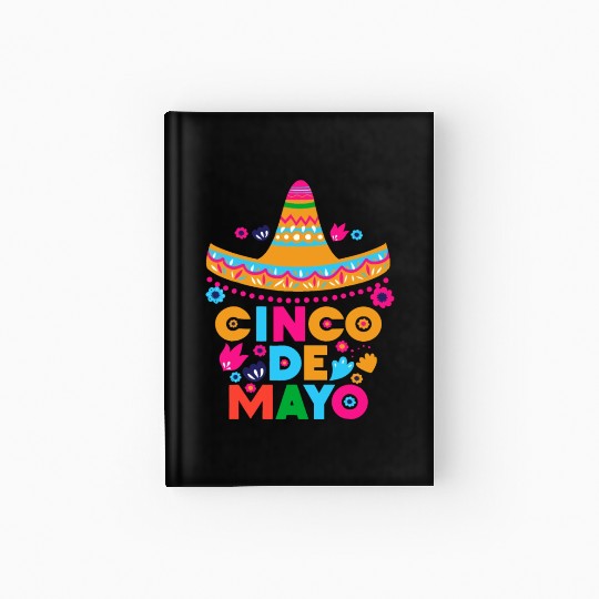 Cinco De Mayo Fiesta Surprise Camisa 5 De Mayo Hardcover Journal