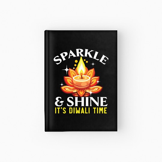 Happy Diwali Diwali Festival Indian Hindu Hinduism Hardcover Journal