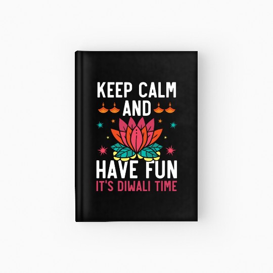 Happy Diwali Diwali Festival Indian Hindu Hinduism Hardcover Journal