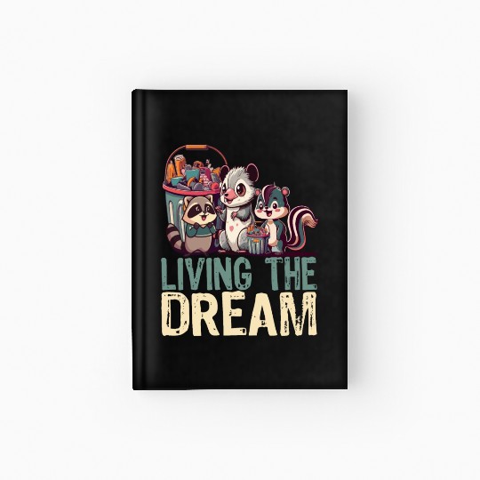 Living The Dream - Cute Anime Kawaii Japanese Love Hardcover Journal