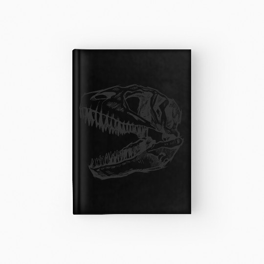 Carcharodontosaurus skull Hardcover Journal